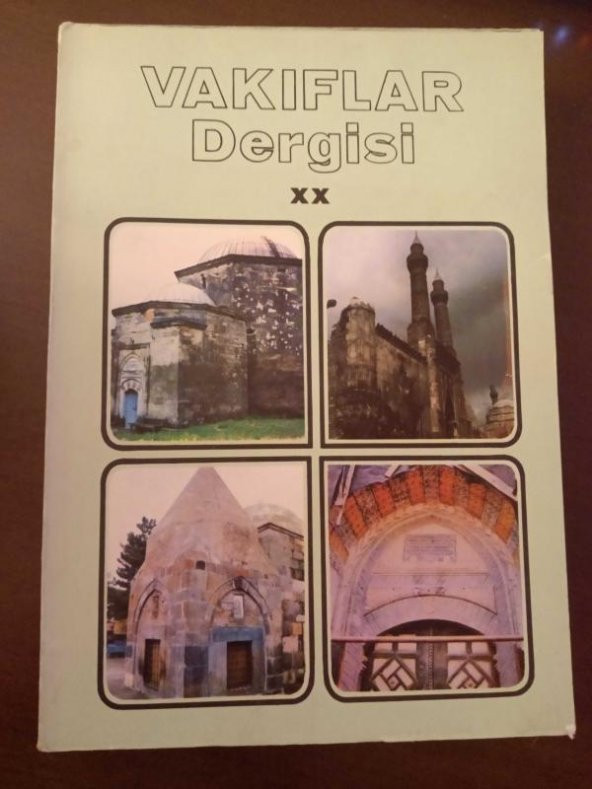 VAKIFLAR DERGİSİ Sayı: XX ürün görseli 1