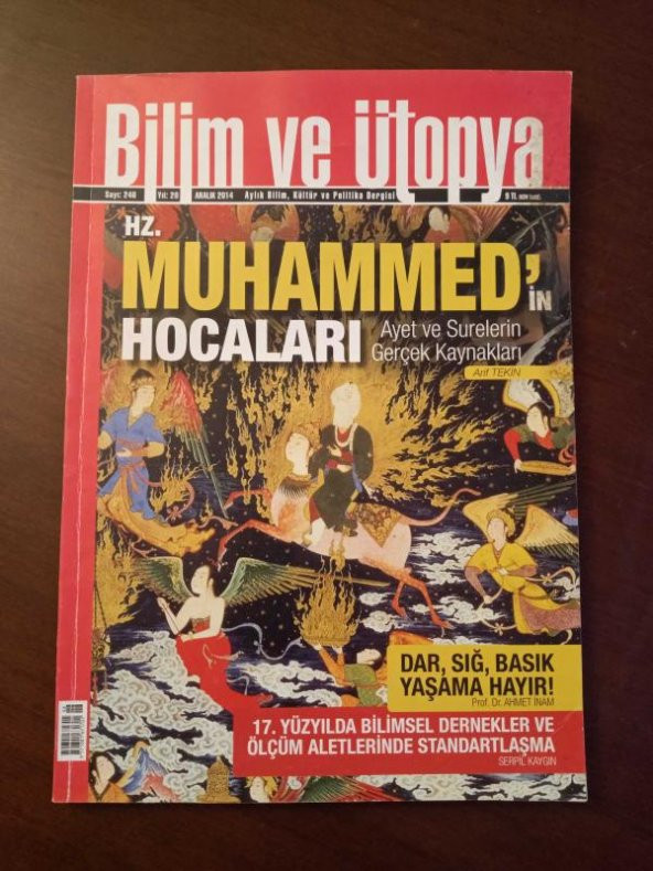 BİLİM ve ÜTOPYA  Aylık Bilim,Kültür ve Politika Dergisi  Sayı:246 * Haziran  2014 / Hz. MUHAMMED'in  HOCALARI Ayet ve Surelerin Gerçek Kaynakları ürün görseli 1