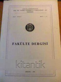 FAKÜLTE DERGİSİ  Cilt: xxxııı  *   Sayı: 1 - 2    *   1990 ürün görseli 1