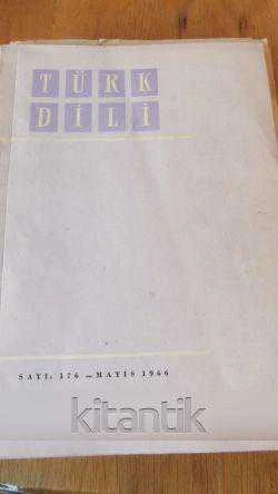 TÜRK DİLİ  *  Sayı: 176 - MAYIS   1966 ürün görseli 1