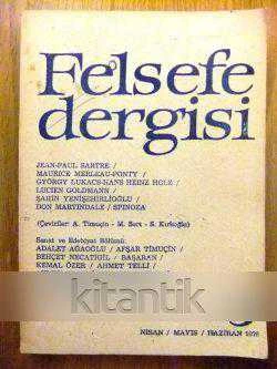 FELSEFE  DERGİSİ  Sayı: 3   -  NİSAN / MAYIS / HAZİRAN  1978 ürün görseli 1