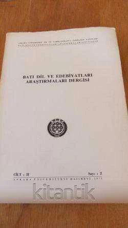 BATI DİL VE EDEBİYATLARI ARAŞTIRMALARI DERGİSİ  Cilt: II  Sayı: 2 ürün görseli 1