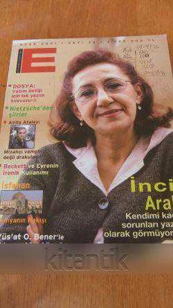 E  Aylık Kültür ve Edebiyat Dergisi  Sayı:22 * Ocak 2001 ürün görseli 1