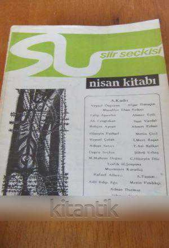 SU  Şiir Seçkisi  / Nisan Kitabı ürün görseli 1