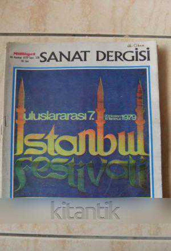 MİLLİYET SANAT DERGİSİ  /   18 Haziran 1979 * Sayı: 328  /  ULUSLARARASI 7. İSTANBUL FESTİVALİ ürün görseli 1