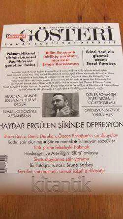 GÖSTERİ  Sanat Edebiyat Dergisi  Sayı: 301 * Temmuz-Ağustos-Eylül  2010 ürün görseli 1