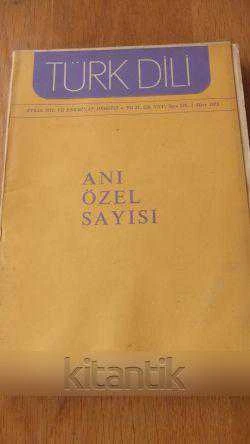 TÜRK DİLİ *  ANI  ÖZEL SAYISI  *  SAYI:246 * 1 MART 1972 ürün görseli 1