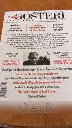 GÖSTERİ  Sanat Edebiyat Dergisi  Sayı: 308 * Ocak-Şubat-Mart  2013 ürün görseli 1