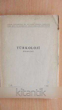 TÜRKOLOJİ  DERGİSİ    Cilt  V.  -  1. Sayı   - 1973 ürün görseli 1