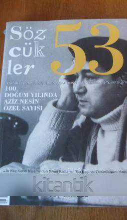 SÖZCÜKLER  İki Aylık Edebiyat Dergisi *Ocak-Şubat 2015/1   * 100.DOĞUM YILDÖNÜMÜNDE AZİZ NESİN ÖZEL SAYISI  /  No: 53 ürün görseli 1
