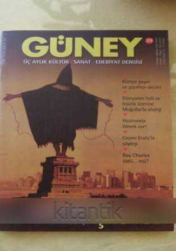 GÜNEY Üç Aylık Kültür-Sanat-Edebiyat Dergisi /  Sayı: 29  * Temmuz-Ağustos-Eylül 2004  *  İŞKENCE ürün görseli 1