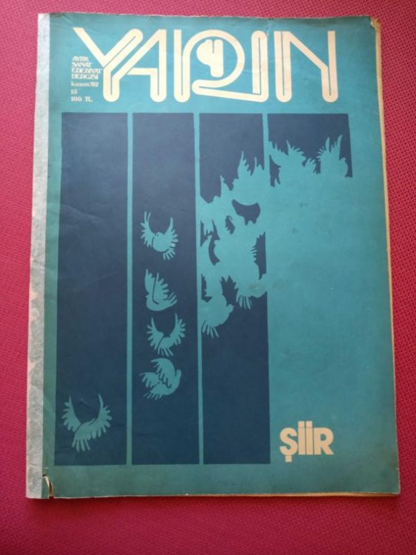 YARIN Aylık Sanat Edebiyat Dergisi SAYI 15 - KASIM 1982  /  ŞİİR ürün görseli 1