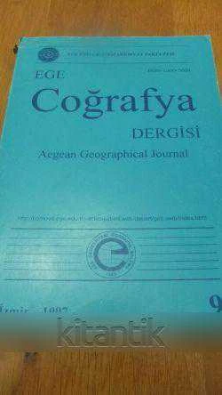 EGE  COĞRAFYA DERGİSİ   aegean geographical journal  - Sayı: 9 ürün görseli 1