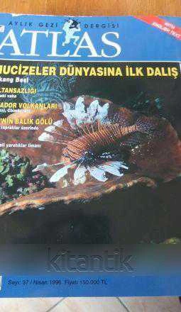ATLAS   Aylık Gezi Dergisi   Sayı: 37 / Nisan  1996  /  MUCİZELER DÜNYASINA İLK DALIŞ  * AĞRI'NIN BALIK GÖLÜ ürün görseli 1
