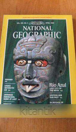NATIONAL  GEOGRAPHIC  * VOL.169, NO. 4  * APRIL  1986  / Rio Azul  LOST CITY OF THE  MAYA ürün görseli 1