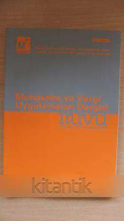 MUHASEBE  VE  VERGİ  UYGULAMALARI DERGİSİ  *  Cilt: 4  *  Sayı: 2 * 2011 ürün görseli 1