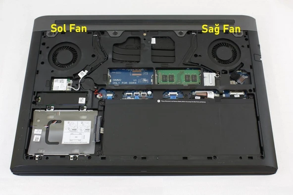 Dell Inspiron 15-7577 Fan V2 (Sol Fan) ürün görseli 1