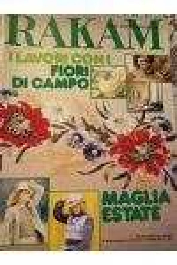 RAKAM Mensile di moda e lavori femmilini  PRATİK EL İŞLERİ  AYLIK İTALYAN KADIN MODA DERGİ *GIUGNO  1979 / I LAVORI CON I FIORI DI CAMPO * MAGLIA  ESTATE ürün görseli 1
