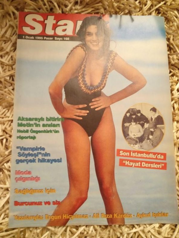 STAR MAGAZİN DERGİSİ - 1  OCAK   1995   PAZAR   *  SAYI: 168 ürün görseli 1