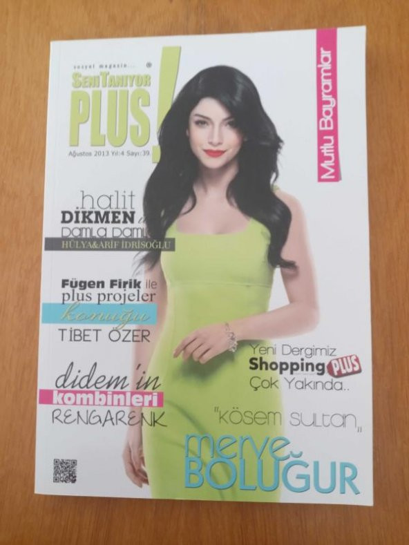 sosyal magazin... SENİ TANIYOR   PLUS!  Ağustos  2013 *  Yıl: 4  Sayı: 39  /   DİDEM'İN KOMBİNLERİ   RENGARENK  *  '' Kösem Sultan  '' MERVE BOLUĞUR ürün görseli 1