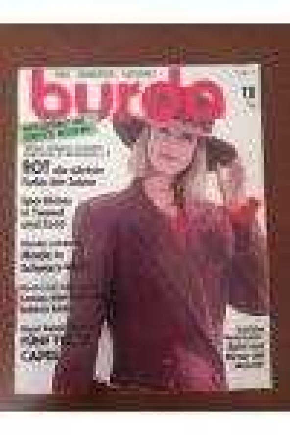 BURDA     MODE -  HANDARBEITEN - GASTLICHKEIT   *  10  Oktober  1989 ürün görseli 1