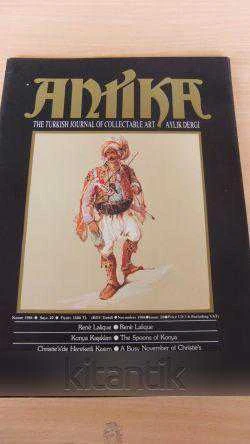 ANTİKA  Aylık Dergi *Sayı: 20 * Kasım 1986 * THE TURKISH  JOURNAL OF COLLECTABLE ART ürün görseli 1