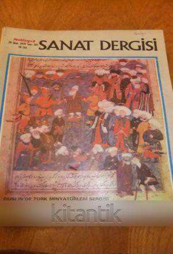 MİLLİYET SANAT DERGİSİ  *  29 Ekim 1979 Sayı: 341  / DUBLİN'DE TÜRK MİNYATÜRLERİ SERGİSİ ürün görseli 1