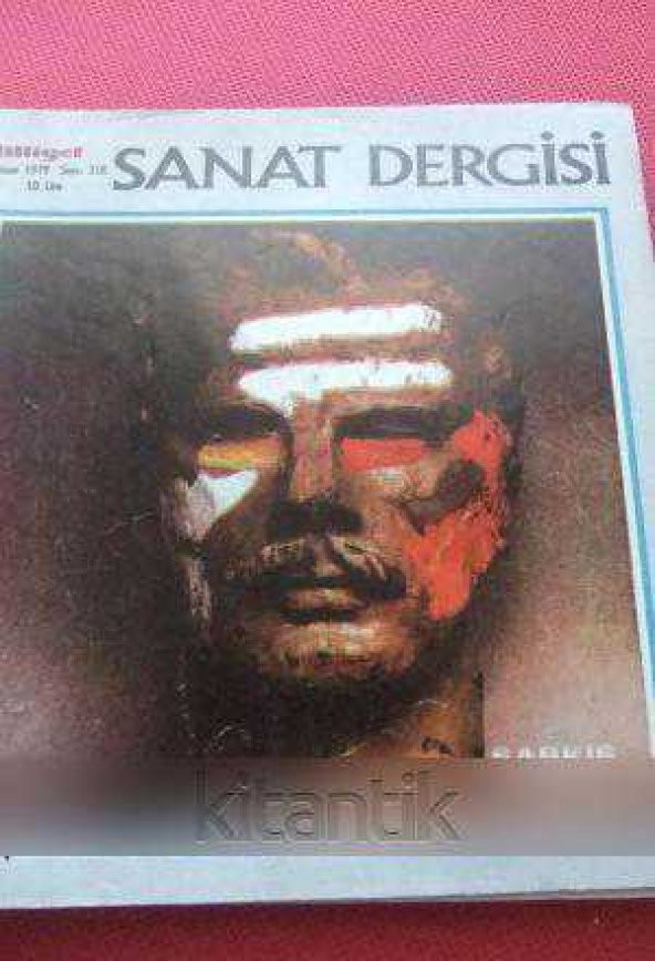MİLLİYET SANAT DERGİSİ  *  9 NİSAN 1979    Sayı: 318  /  SARKİS ürün görseli 1