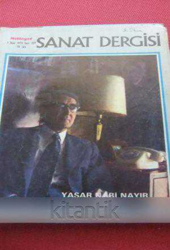 MİLLİYET SANAT DERGİSİ  *  1  EKİM  1979    Sayı: 337  /  YAŞAR NABİ NAYIR ürün görseli 1