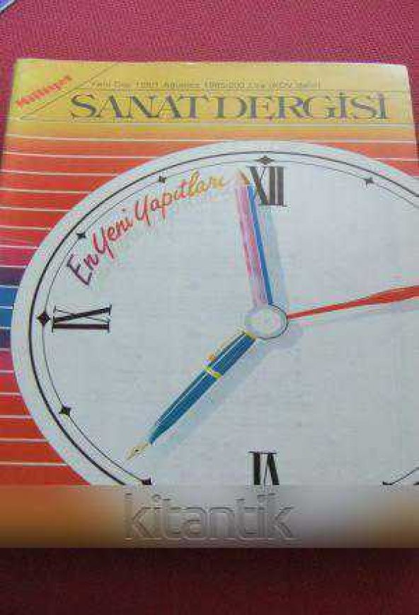 MİLLİYET SANAT DERGİSİ  *  Yeni Dizi 125  /  1 AĞUSTOS 1985 / EN YENİ YAPITLARI ürün görseli 1