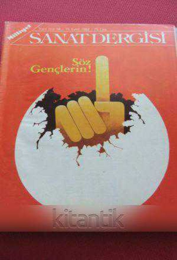 MİLLİYET SANAT DERGİSİ  *  Yeni Dizi 56  / 15  EYLÜL 1982 / SÖZ  GENÇLERİN ürün görseli 1