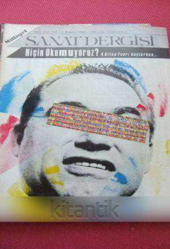 MİLLİYET SANAT DERGİSİ  *  Yeni Dizi 131  /  1 KASIM  1985  *  NİÇİN OKUMUYORUZ ? ürün görseli 1