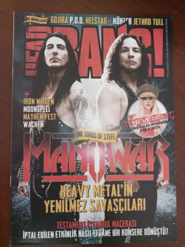 HEAD BANG - EYLÜL 2012 - SAYI:65 - BLUE JEAN DERGİSİNİN ÜCRETSİZ EKİDİR ürün görseli 1
