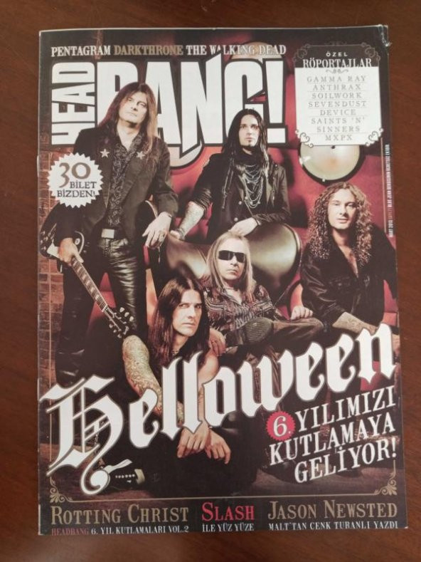 HEAD BANG SAYI 71 2013 - GRAMMY'LİN METAL KATEGORİSİNDE BU SENE EZBERLER BOZULDU ürün görseli 1