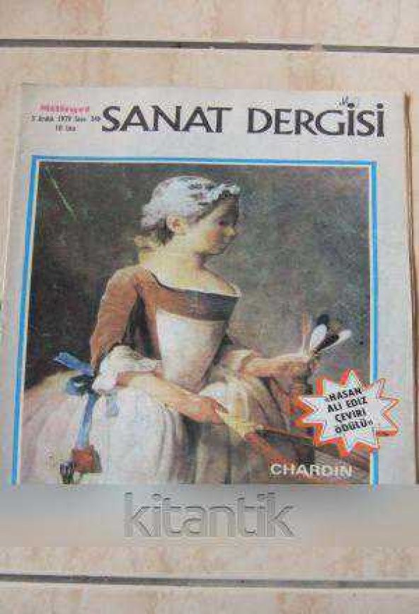 MİLLİYET SANAT DERGİSİ  /   3 ARALIK  1979 * Sayı: 346  / CHARDIN ürün görseli 1