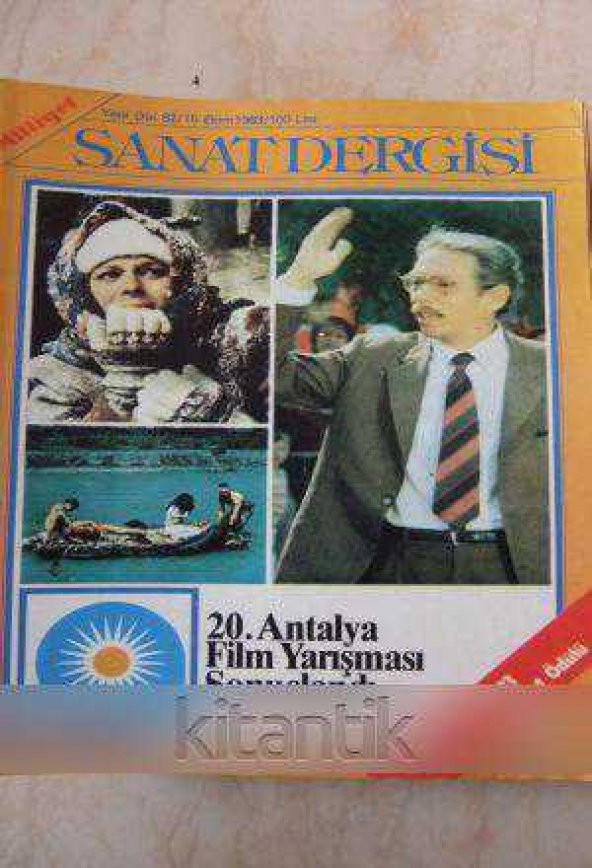 MİLLİYET SANAT DERGİSİ / Yeni Dizi: 82 /  15 EKİM 1983  * 20.ANTALYA FİLM YARIŞMASI SONUÇLANDI ürün görseli 1