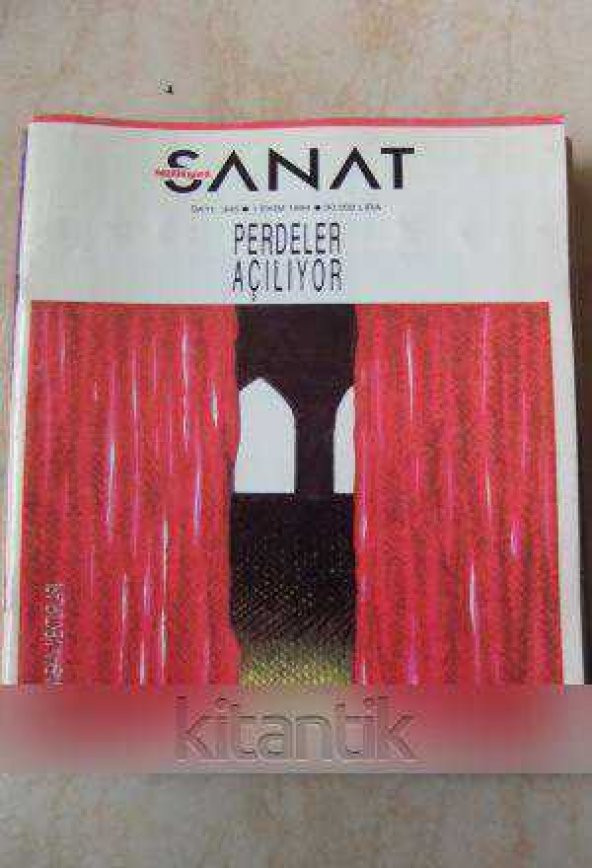 MİLLİYET SANAT DERGİSİ / Sayı: 345 /   1 EKİM 1994  *  PERDELER AÇILIYOR ürün görseli 1