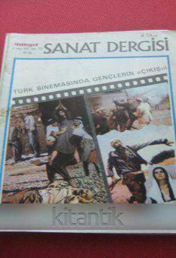 MİLLİYET SANAT DERGİSİ  *  12 Mart 1979   Sayı: 314  /  TÜRK SİNEMASINDA GENÇLERİN'' ÇIKIŞ '' I ürün görseli 1