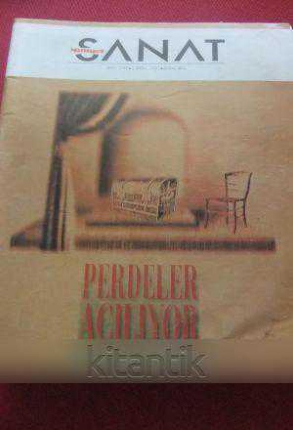 MİLLİYET SANAT DERGİSİ  *  1  EKİM  1992    Sayı: 297  /  PERDELER AÇILIYOR ürün görseli 1
