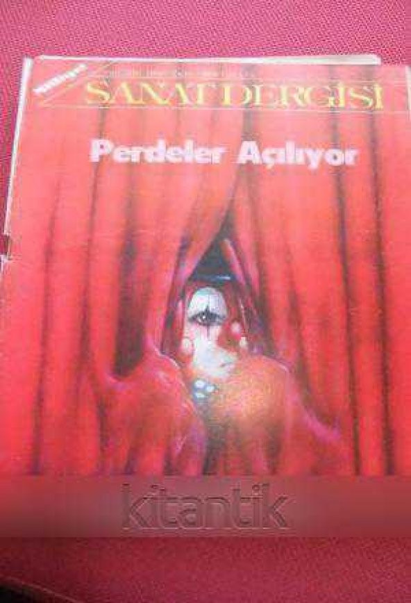 MİLLİYET SANAT DERGİSİ  *  Yeni Dizi 105  /  1 EKİM 1984  * PERDELER  AÇILIYOR ürün görseli 1