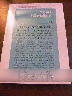 YENİ TÜRKİYE  SAYI: 9   TÜRK SİYASETİ  ÖZEL SAYISI ürün görseli 1
