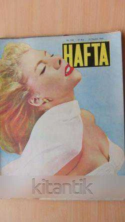 HAFTA *  Sayı:142/ Cilt:6/ 13  HAZİRAN 1952 * Memleket ve dünya hadiselerini takip eder;haftanın en seçme yazı ve resimlerini verir siyasi mecmua ürün görseli 1