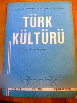 TÜRK KÜLTÜRÜ  Aylık Dergi - Sayı:94     -   AGUSTOS 1970  -  ORDU  SAYISI ürün görseli 1