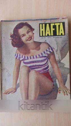 HAFTA *  Sayı:148/ Cilt:6/ 25 Temmuz 1952 * Memleket ve dünya hadiselerini takip eder;haftanın en seçme yazı ve resimlerini verir siyasi mecmua ürün görseli 1