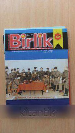 BİRLİK  Fikir,Sanat,Aktüalite Dergisi / Yıl:17 * Sayı: 133 * MAYIS-HAZİRAN 2001 ürün görseli 1