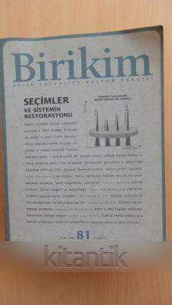 BİRİKİM  Aylık Sosyalist Kültür Dergisi  Sayı: 81 *  Ocak 1996 ürün görseli 1