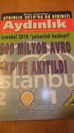 AYDINLIK Haftalık Haber-Yorum Dergisi -  9  Ocak   2011 / Sayı:1221 ürün görseli 1