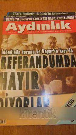 AYDINLIK Haftalık Haber-Yorum Dergisi -  5  Eylül  2010 / Sayı:1203 ürün görseli 1
