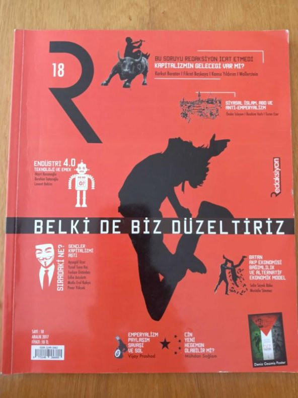 Redaksiyon Dergisi   Sayı: 18 *  ARALIK  2017 / SİYASAL İSLAM, ABD VE ANTİ-EMPERYALİZM * ÇİN YENİ HEGEMON OLABİLİR Mİ  *ENDÜSTRİ 4.0 TEKNOLOJİ VE EMEK ürün görseli 1
