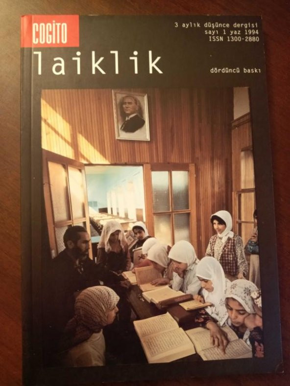 COGİTO   3 aylık düşünce dergisi   *  sayı:  1   *  yaz  1994    /  LAİKLİK ürün görseli 1